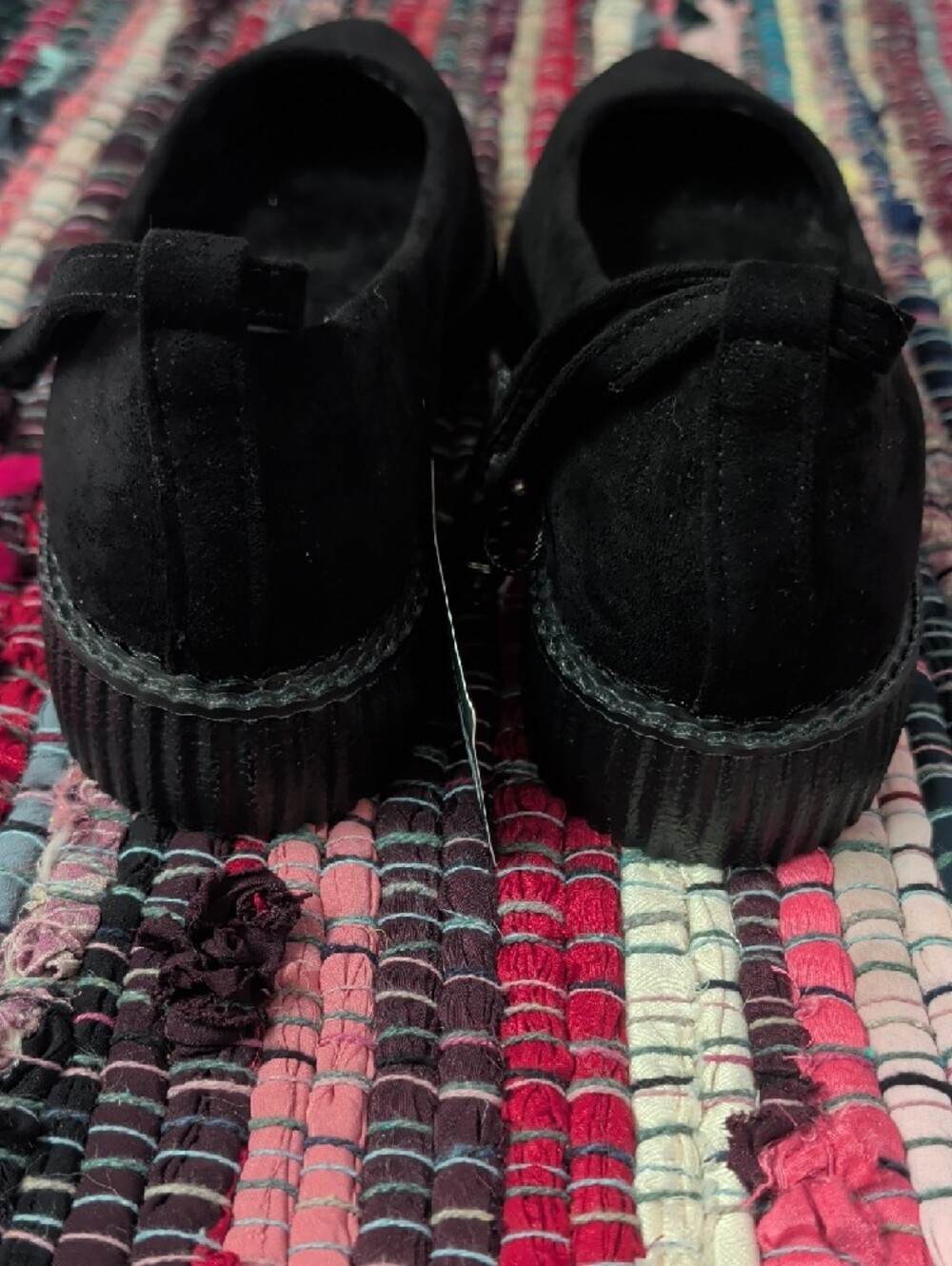 TUK Vegan Suede Flats - Picture 3 of 6